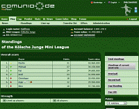 Screenshot standings